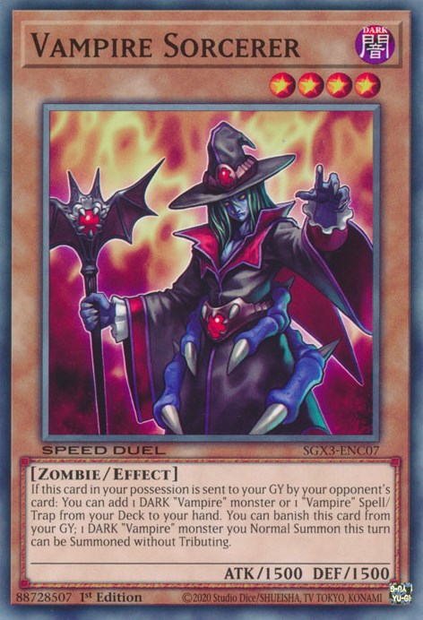 Vampire Sorcerer [SGX3-ENC07] Common | Nerdhalla Games