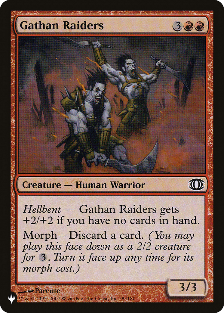 Gathan Raiders [The List Reprints] | Nerdhalla Games