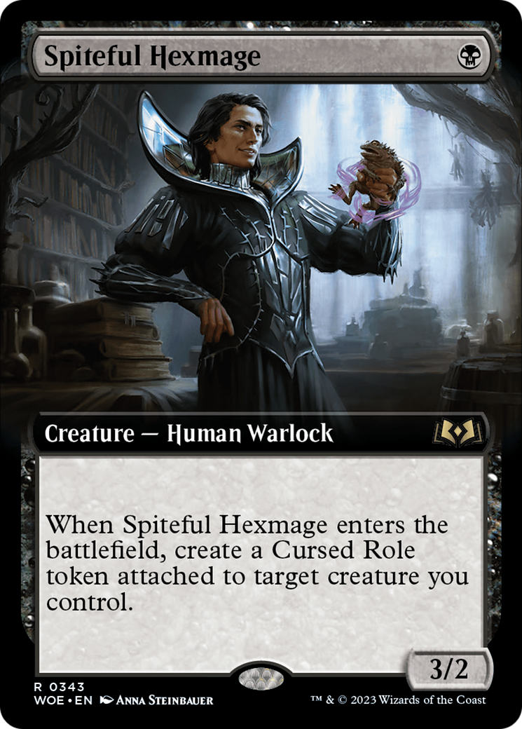 Spiteful Hexmage (Extended Art) [Wilds of Eldraine] | Nerdhalla Games