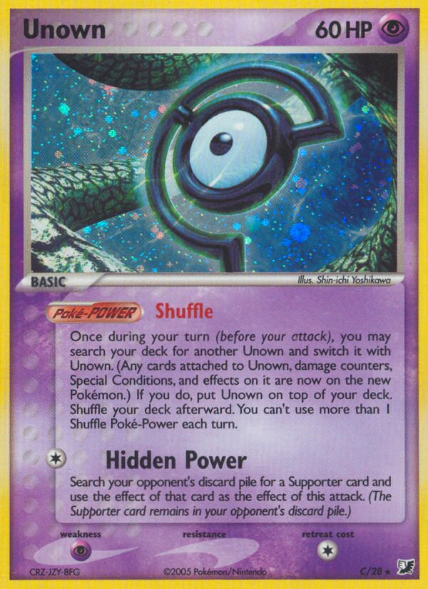 Unown (C) (C/28) [EX: Unseen Forces] | Nerdhalla Games