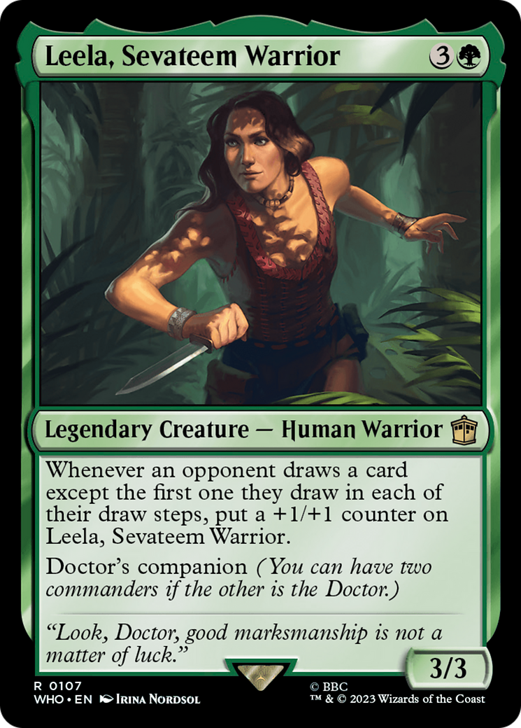 Leela, Sevateem Warrior [Doctor Who] | Nerdhalla Games