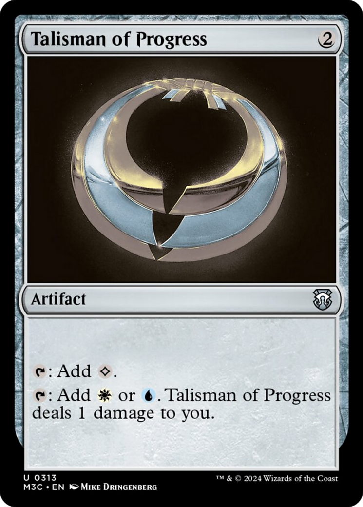 Talisman of Progress (Ripple Foil) [Modern Horizons 3 Commander] | Nerdhalla Games