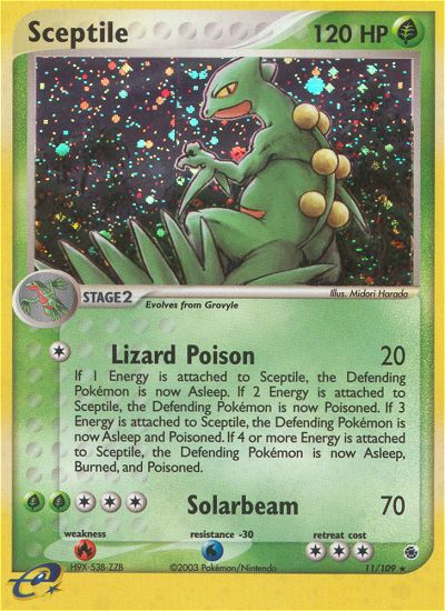 Sceptile (11/109) [EX: Ruby & Sapphire] | Nerdhalla Games