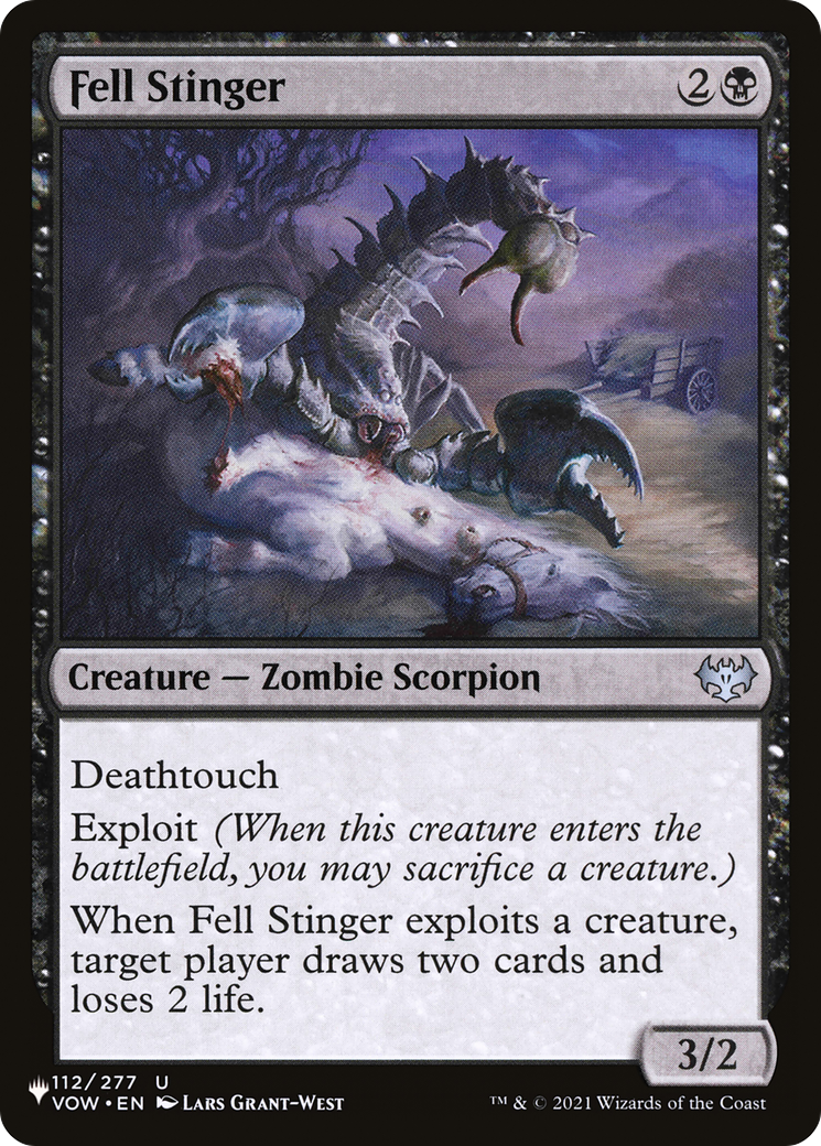 Fell Stinger [The List Reprints] | Nerdhalla Games