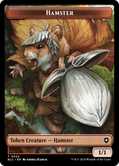 Hamster // City's Blessing Double-Sided Token [Bloomburrow Commander Tokens] | Nerdhalla Games