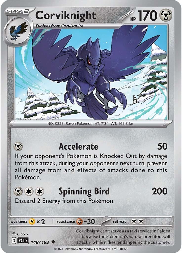 Corviknight (148/193) [Scarlet & Violet: Paldea Evolved] | Nerdhalla Games