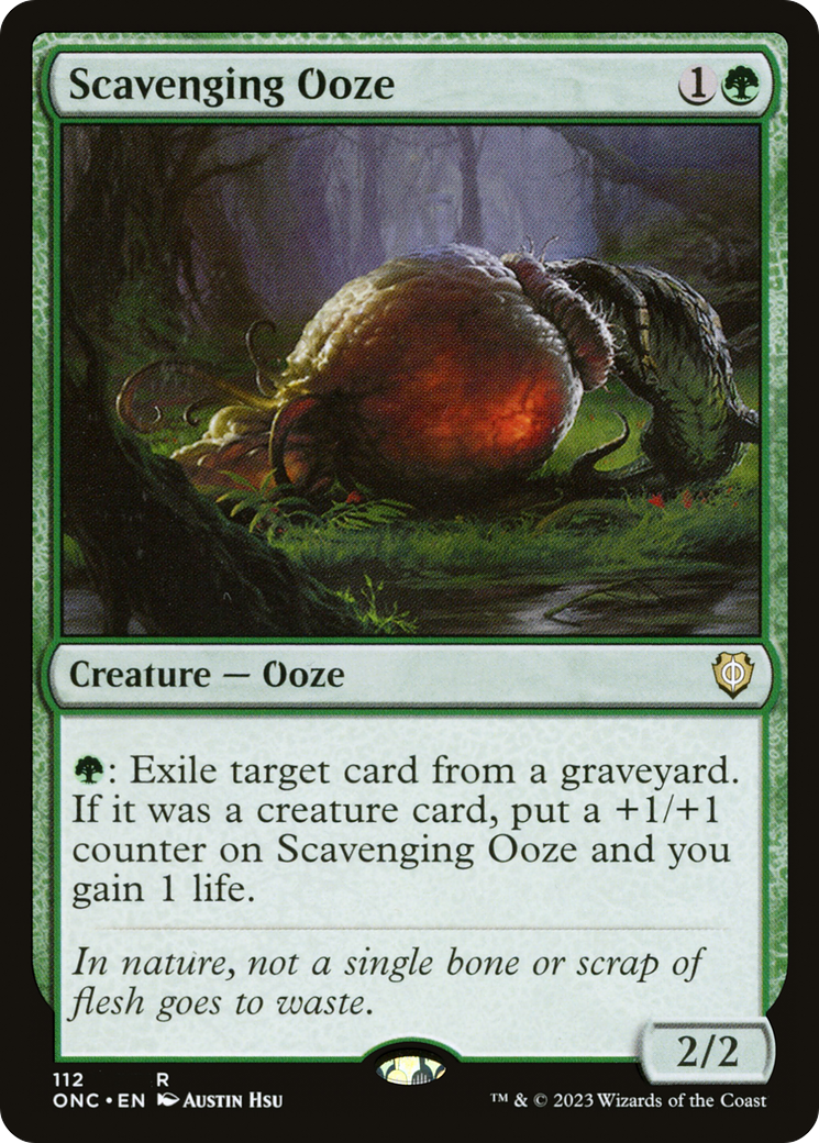 Scavenging Ooze [Phyrexia: All Will Be One Commander] | Nerdhalla Games