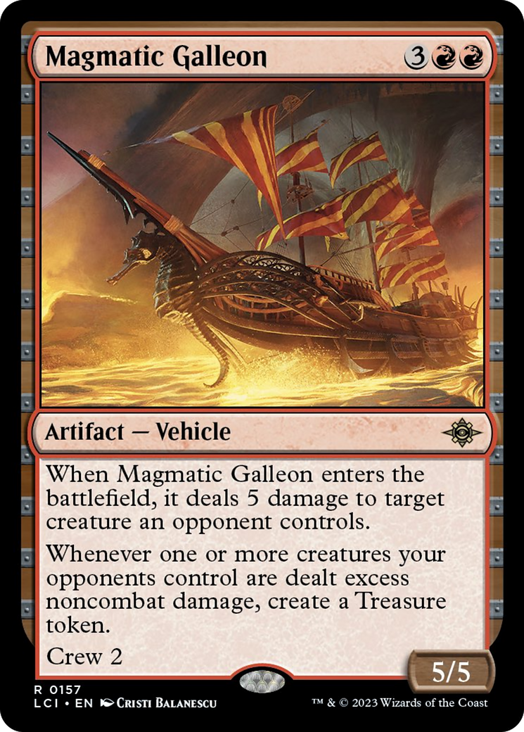 Magmatic Galleon [The Lost Caverns of Ixalan] | Nerdhalla Games