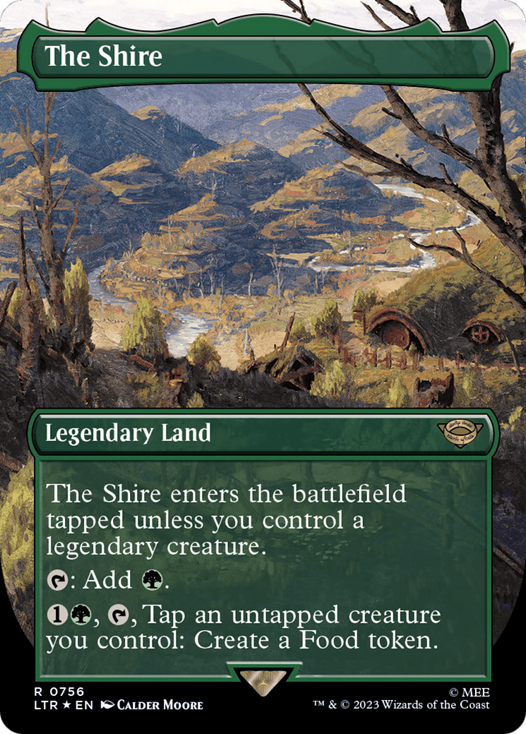 The Shire (Borderless) (Surge Foil) [The Lord of the Rings: Tales of Middle-Earth] | Nerdhalla Games