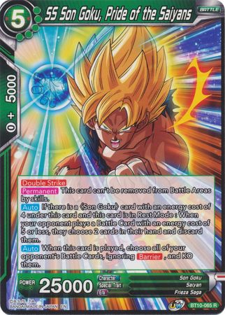 SS Son Goku, Pride of the Saiyans (BT10-065) [Rise of the Unison Warrior 2nd Edition] | Nerdhalla Games