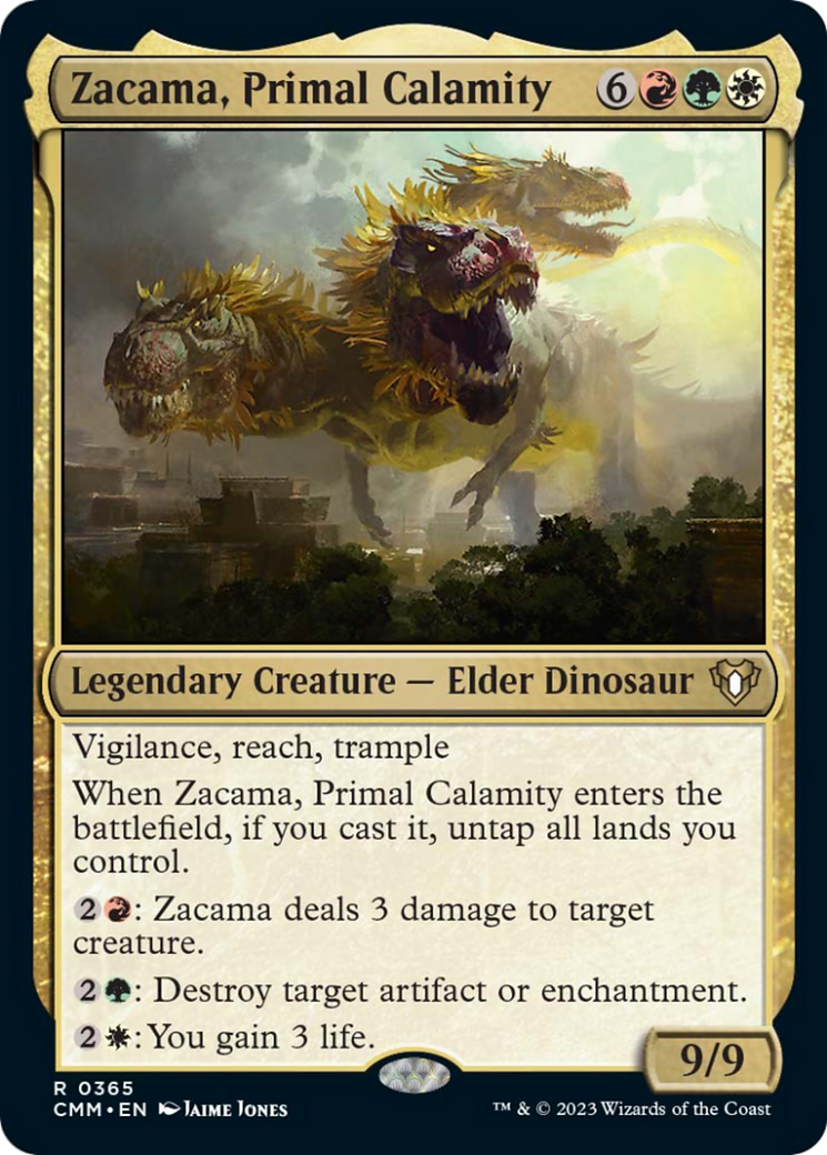 Zacama, Primal Calamity [Commander Masters] | Nerdhalla Games