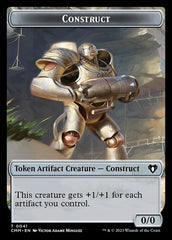 Servo // Construct (0041) Double-Sided Token [Commander Masters Tokens] | Nerdhalla Games