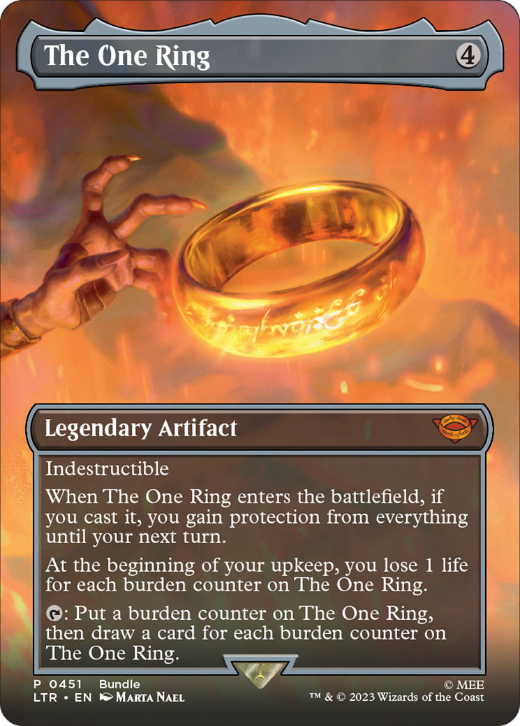 The One Ring (Borderless Alternate Art) [The Lord of the Rings: Tales of Middle-Earth] | Nerdhalla Games