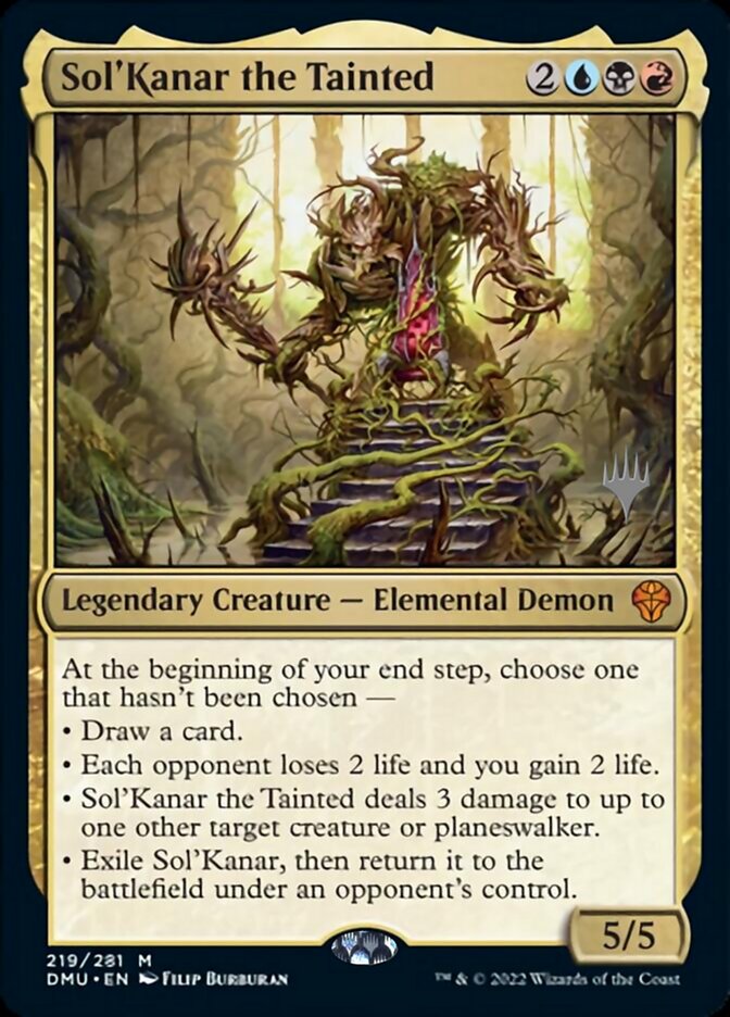 Sol'Kanar the Tainted (Promo Pack) [Dominaria United Promos] | Nerdhalla Games