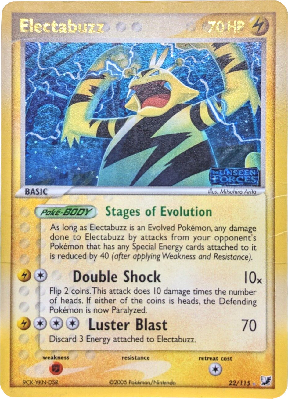 Electabuzz (22/115) (Stamped) [EX: Unseen Forces] | Nerdhalla Games