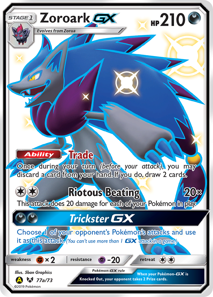 Zoroark GX (77a/73) [Alternate Art Promos] | Nerdhalla Games