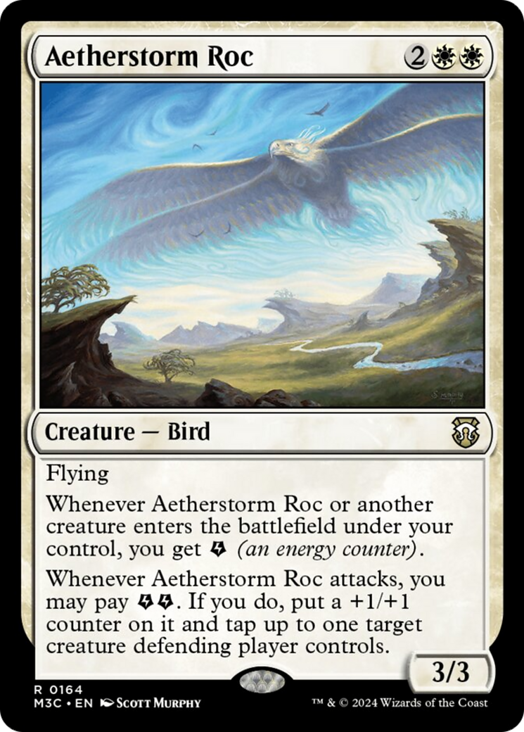 Aetherstorm Roc (Ripple Foil) [Modern Horizons 3 Commander] | Nerdhalla Games