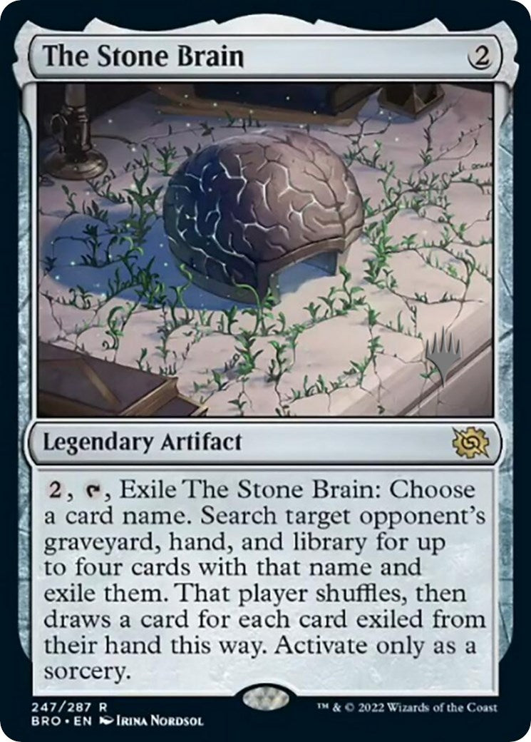 The Stone Brain (Promo Pack) [The Brothers' War Promos] | Nerdhalla Games