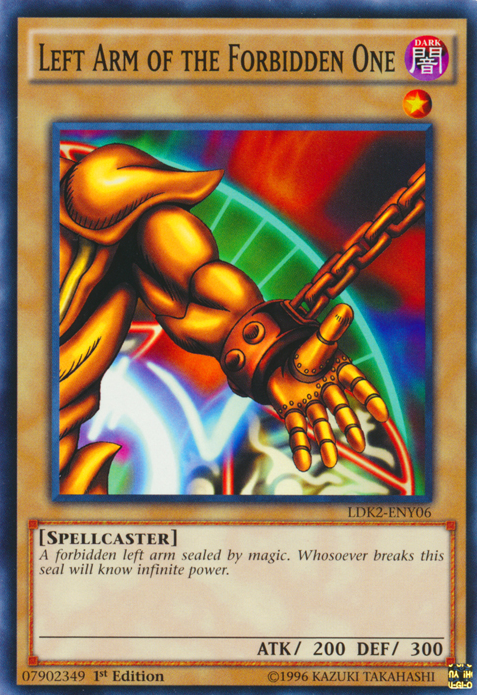 Left Arm of the Forbidden One [LDK2-ENY06] Common | Nerdhalla Games