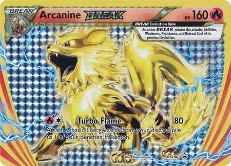 Arcanine BREAK (XY180) (Jumbo Card) [XY: Black Star Promos] | Nerdhalla Games