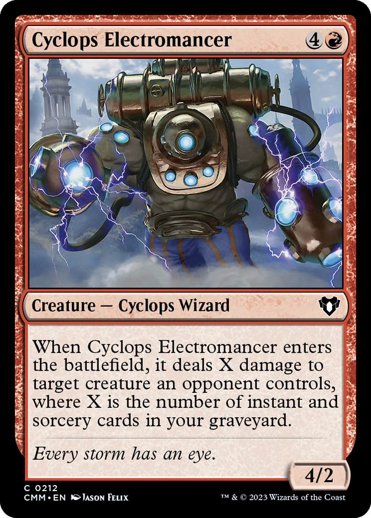 Cyclops Electromancer [Commander Masters] | Nerdhalla Games