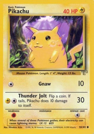 Pikachu (58/102) (E3 Stamped Promo) [Miscellaneous Cards] | Nerdhalla Games