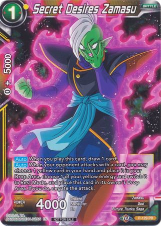 Secret Desires Zamasu (Shop Tournament: Assault of Saiyans) (P-129) [Promotion Cards] | Nerdhalla Games