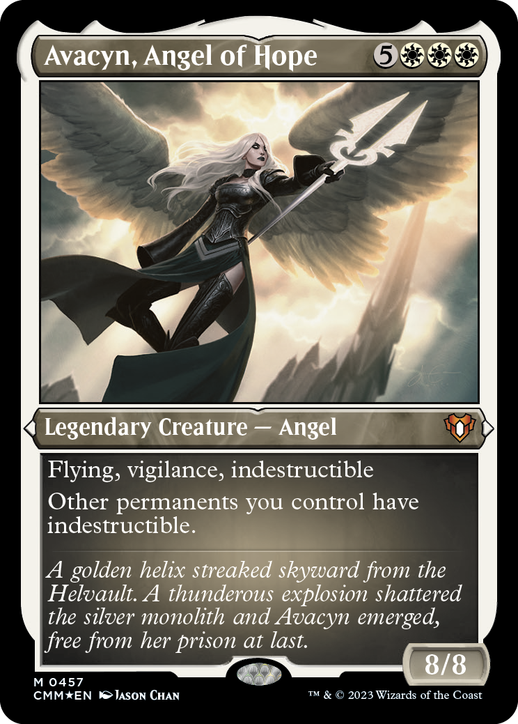 Avacyn, Angel of Hope (Foil Etched) [Commander Masters] | Nerdhalla Games