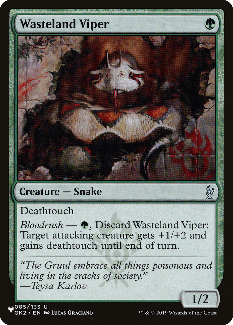 Wasteland Viper [The List] | Nerdhalla Games