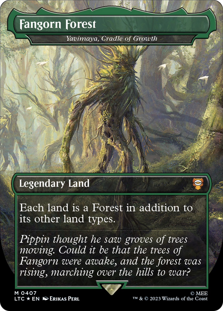 Fangorn Forest - Yavimaya, Cradle of Growth (Surge Foil Realms and Relics) [The Lord of the Rings: Tales of Middle-Earth Commander] | Nerdhalla Games