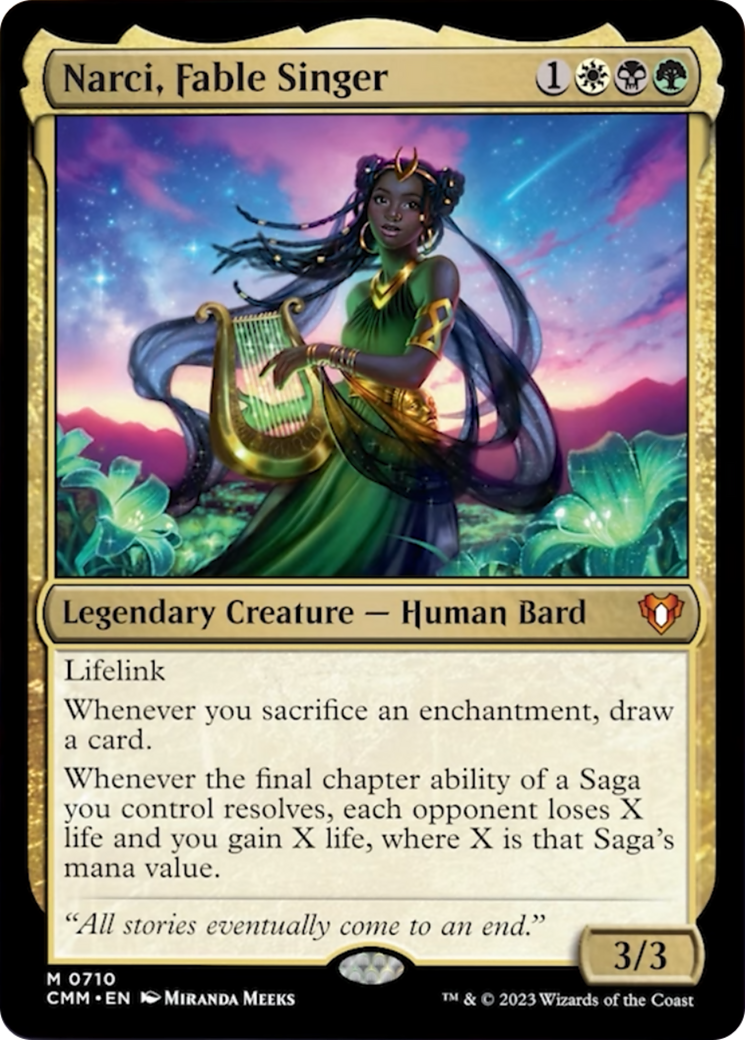 Narci, Fable Singer [Commander Masters] | Nerdhalla Games