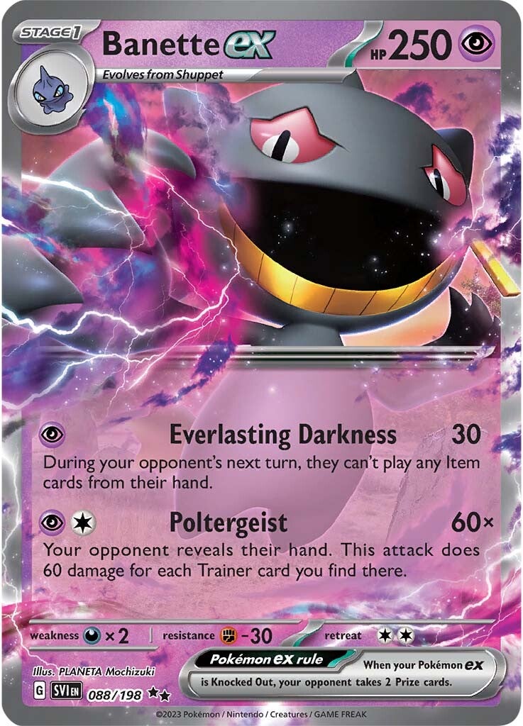 Banette ex (088/198) [Scarlet & Violet: Base Set] | Nerdhalla Games