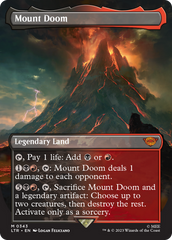 Mount Doom (Borderless Alternate Art) [The Lord of the Rings: Tales of Middle-Earth] | Nerdhalla Games