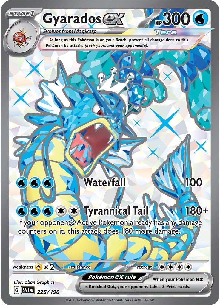 Gyarados ex (225/198) [Scarlet & Violet: Base Set] | Nerdhalla Games