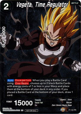 Vegeta, Time Regulator (Championship Final 2019) (P-142) [Tournament Promotion Cards] | Nerdhalla Games