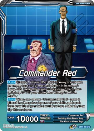 Commander Red // Red Ribbon Robot, Seeking World Conquest (BT17-031) [Ultimate Squad] | Nerdhalla Games