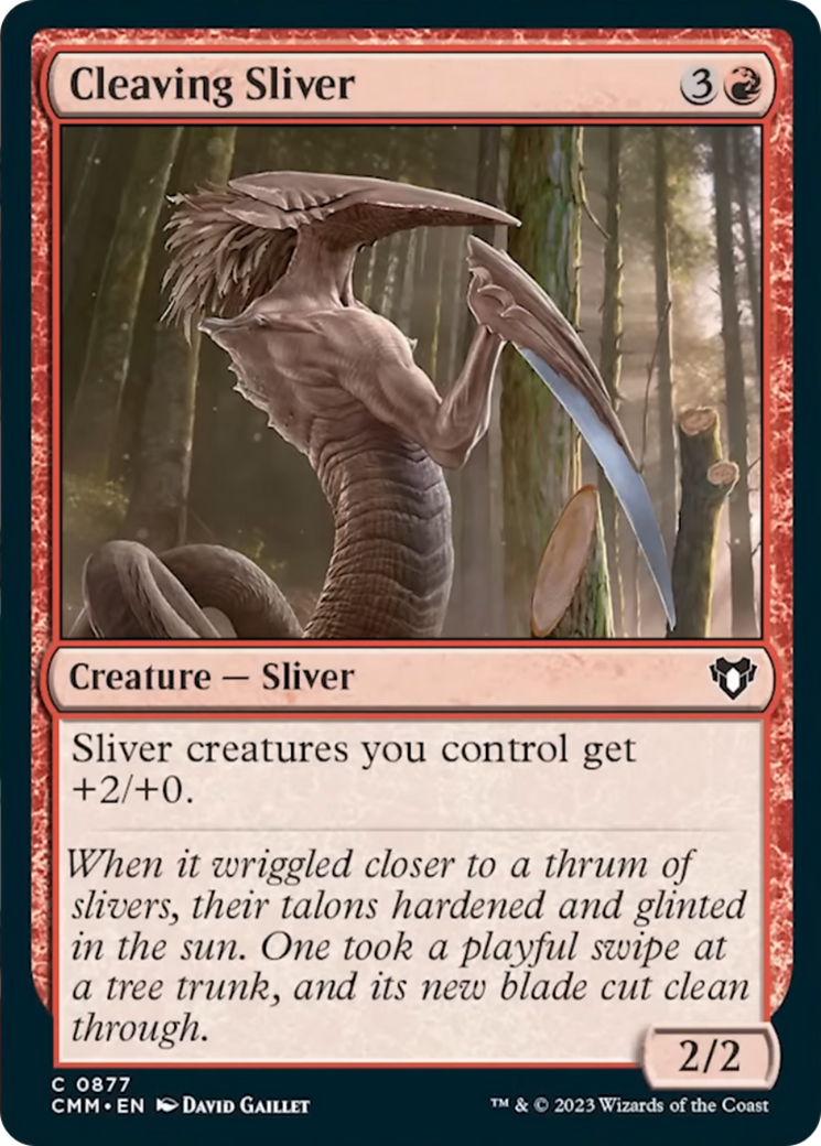 Cleaving Sliver [Commander Masters] | Nerdhalla Games