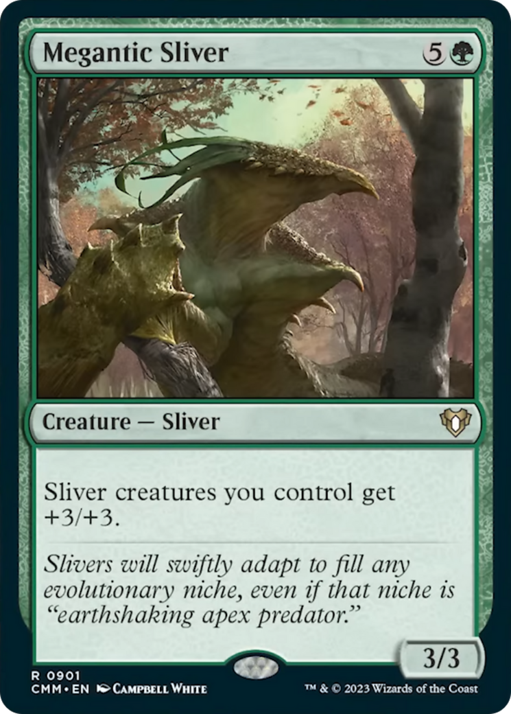 Megantic Sliver [Commander Masters] | Nerdhalla Games