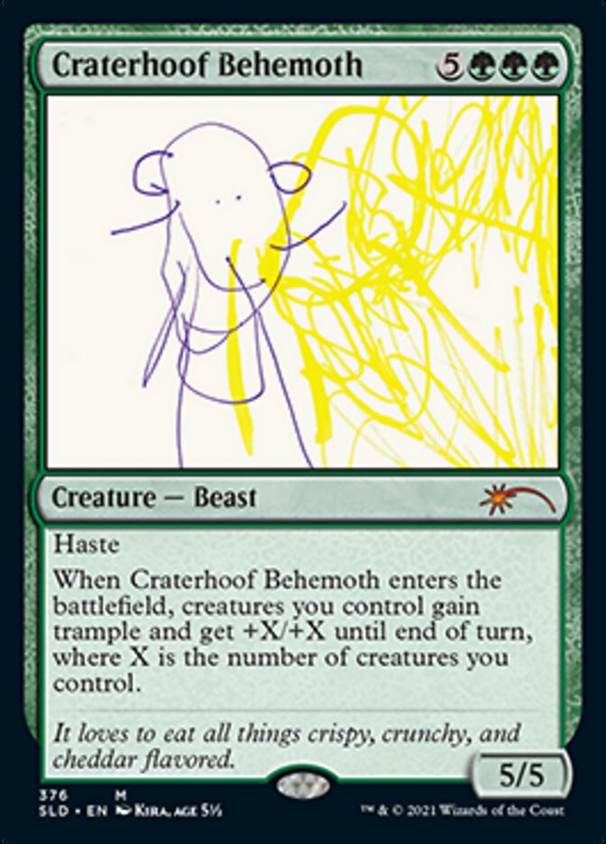 Craterhoof Behemoth (376) [Secret Lair Drop Series] | Nerdhalla Games