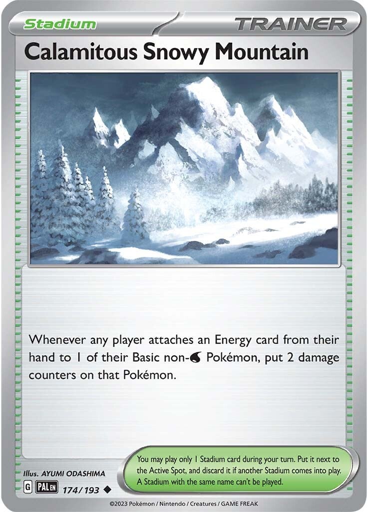 Calamitous Snowy Mountain (174/193) [Scarlet & Violet: Paldea Evolved] | Nerdhalla Games