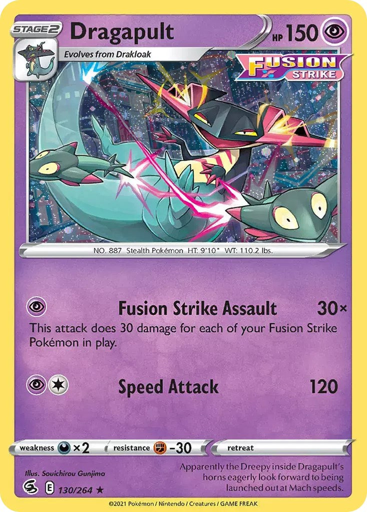 Dragapult (130/264) (Cosmos Holo) [Sword & Shield: Fusion Strike] | Nerdhalla Games