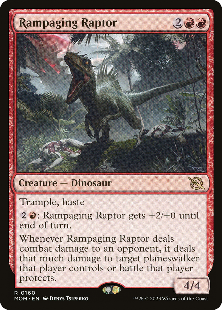 Rampaging Raptor [March of the Machine] | Nerdhalla Games