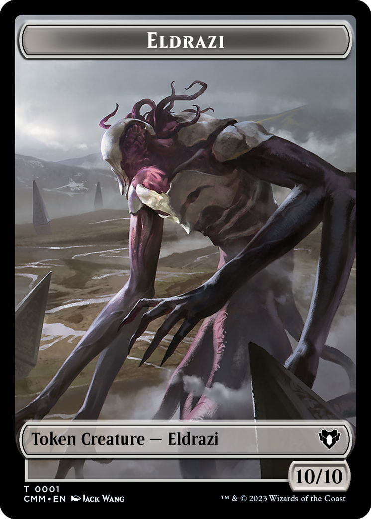 Eldrazi // Myr Double-Sided Token [Commander Masters Tokens] | Nerdhalla Games