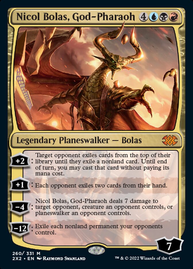 Nicol Bolas, God-Pharaoh [Double Masters 2022] | Nerdhalla Games