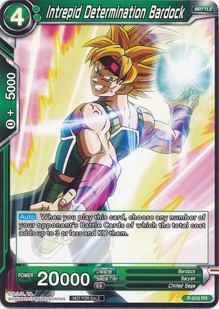 Intrepid Determination Bardock (P-010) [Promotion Cards] | Nerdhalla Games