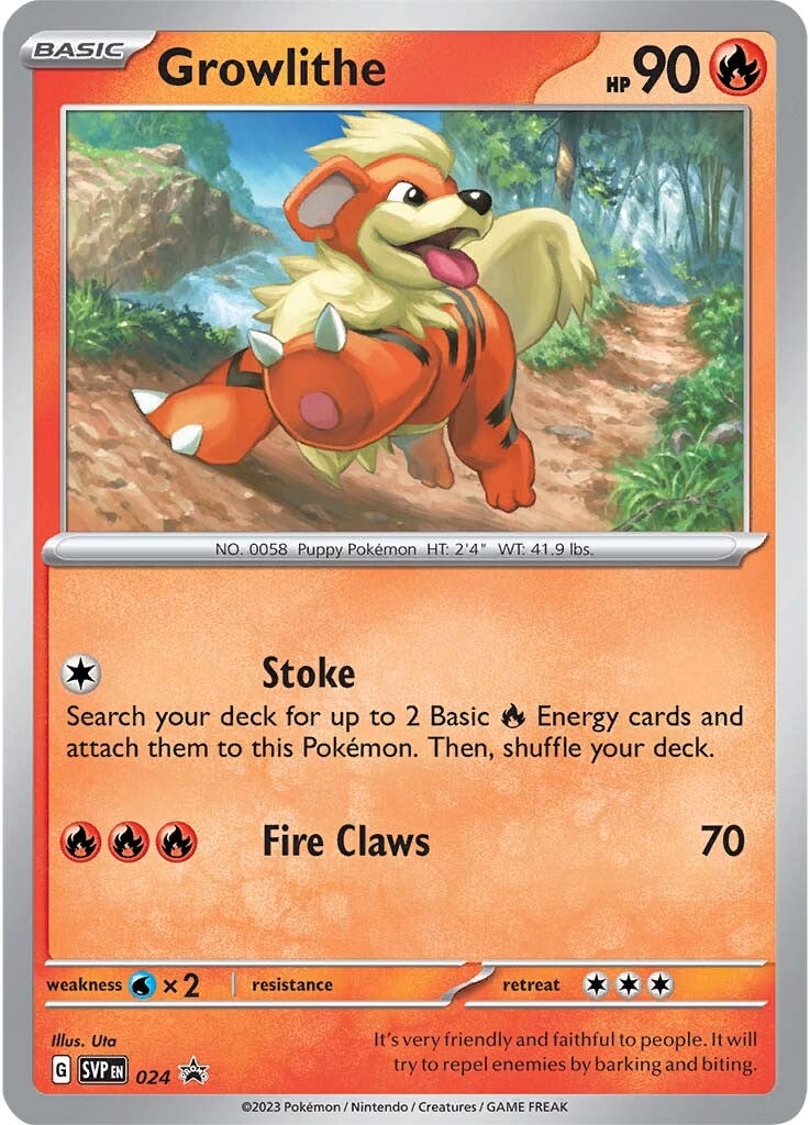 Growlithe (024) [Scarlet & Violet: Black Star Promos] | Nerdhalla Games