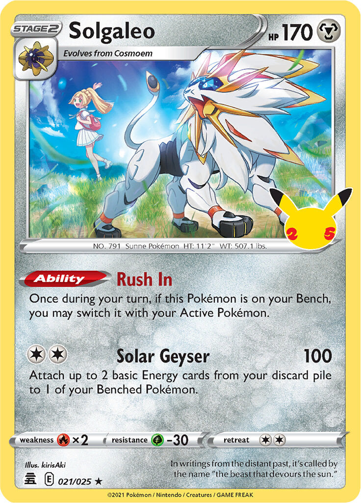 Solgaleo (021/025) [Celebrations: 25th Anniversary] | Nerdhalla Games