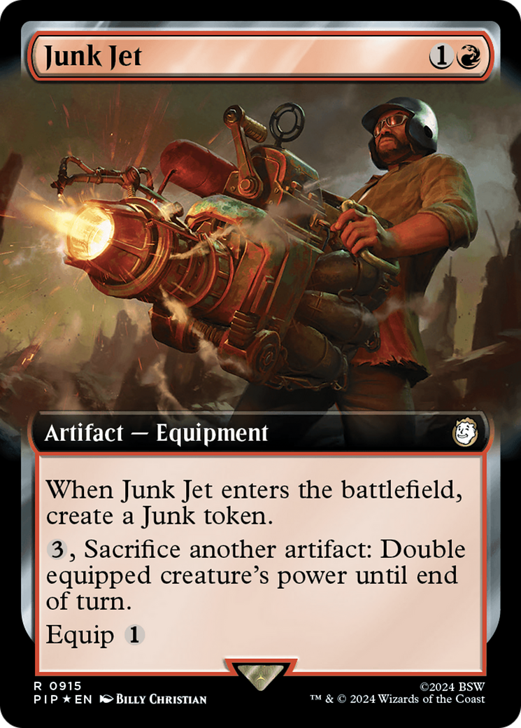 Junk Jet (Extended Art) (Surge Foil) [Fallout] | Nerdhalla Games