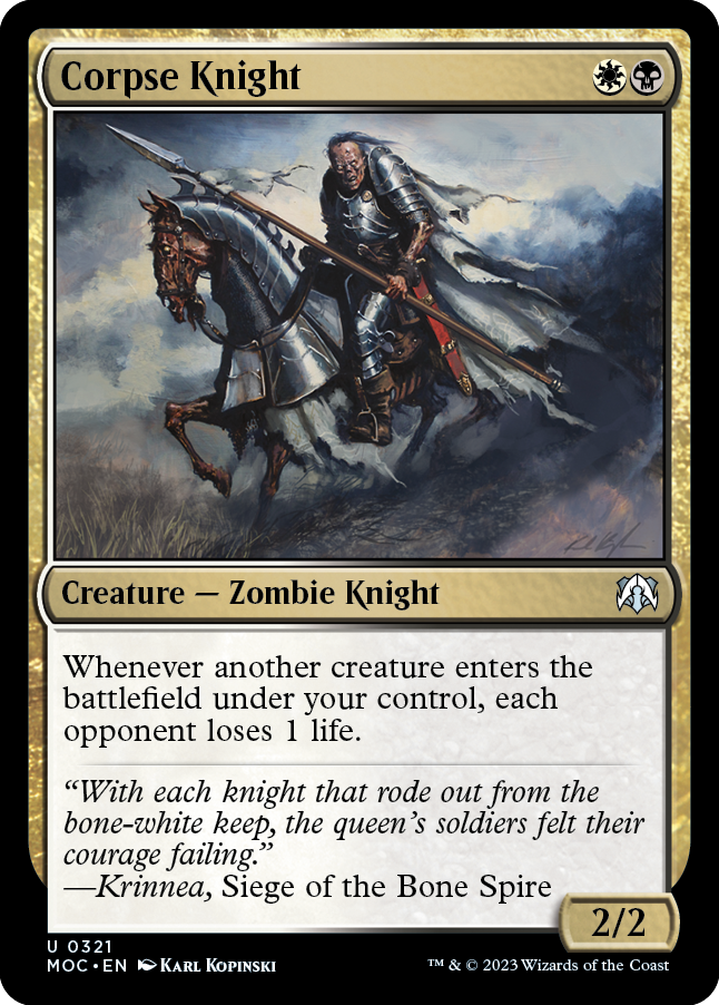 Corpse Knight [March of the Machine Commander] | Nerdhalla Games