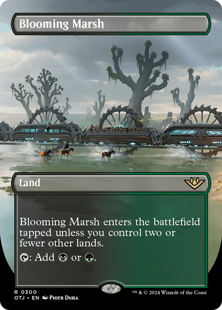 Blooming Marsh (Borderless) [Outlaws of Thunder Junction] | Nerdhalla Games